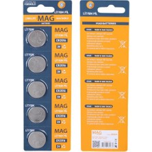 Mag Batteries MG-2016 CR2016 3 Volt Pil (5'li Blister Paket)