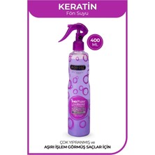 Ematcrt Mrfş Keratin Çift Fazlı Kondisyoner Fön Suyu 400 ml Besleyici Onarıcı Etki ile Saçları Canlandırır