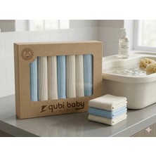 Ens Group Avm 7’li %100 Pamuk Müslin Bebek Ağız Mendili – Çok Renkli Kutulu Hediyelik Set