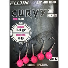 Fujin Curvy Jig Head Zoka 6 No 1.4gr (5 Adet) Pink Glow