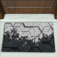 Colorix Carpet Geometrik Desenli Dekoratif Kapı Önü Paspası No: 2016