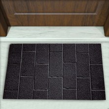 Colorix Carpet Taş Desenli Dekoratif Kapı Önü Paspası No: 2044