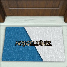 Colorix Carpet Geometrik Desenli Dekoratif Kapı Önü Paspası No: 2211