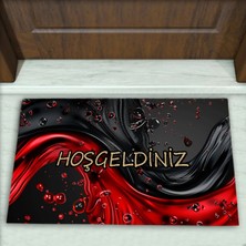 Colorix Carpet Modern Desenli Dekoratif Kapı Önü Paspası No: 2216
