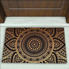 Colorix Carpet Geometrik Desenli Dekoratif Kapı Önü Paspası No: 2449
