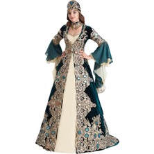 Ceyyiz Büyük Taşlı Bindallı Kına Elbisesi 5 Parça Zerafet