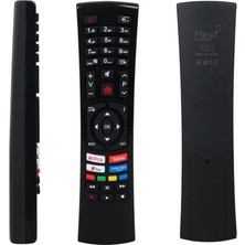Hey Vestel R/c 4391P Black Küçük Kalıp Fplay -Netflix - Youtube - Play Tuşlu LCD LED Tv Kumanda
