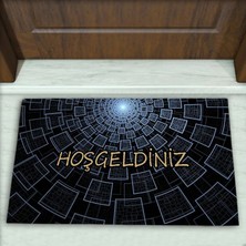 Colorix Carpet Geometrik Desenli Dekoratif Kapı Önü Paspası No: 1926