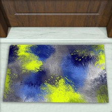 Colorix Carpet Modern Desenli Dekoratif Kapı Önü Paspası No: 2579