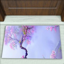 Colorix Carpet Çiçek Desenli Dekoratif Kapı Önü Paspası No: 2207