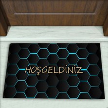 Colorix Carpet Geometrik Desenli Dekoratif Kapı Önü Paspası No: 1901