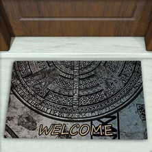 Colorix Carpet Geometrik Desenli Dekoratif Kapı Önü Paspası No: 2270