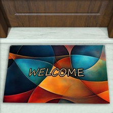 Colorix Carpet Geometrik Desenli Dekoratif Kapı Önü Paspası No: 2305