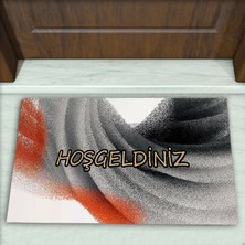 Colorix Carpet Geometrik Desenli Dekoratif Kapı Önü Paspası No: 1975