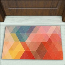 Colorix Carpet Geometrik Desenli Dekoratif Kapı Önü Paspası No: 2611
