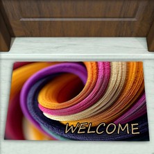 Colorix Carpet Geometrik Desenli Dekoratif Kapı Önü Paspası No: 2542