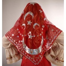 Ceyyiz Kına Gecesi Ayyıldız Organze Tül Duvak