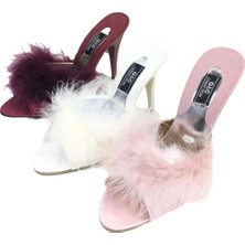 GC Terlikler Gc Tüy Aksesuarlı Platform Kadın Terliği GC225