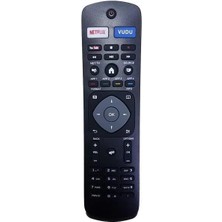 Philips NH500UP Netflix-Vudu-Youtube Tuşlu LED LCD Smart Tv Kumandası