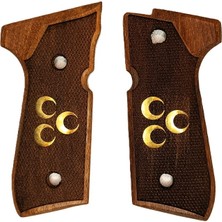 Baretta F92 & YAVUZ16 Üç Hilal Ahşap Kabze