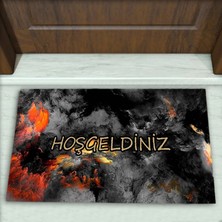 Colorix Carpet Modern Desenli Dekoratif Kapı Önü Paspası No: 2023