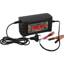 Eyepc Akulü Araba Icın 12 Volt 6 Amper Maşalı Kıskaç Kablo ve Adaptör - Cihazı Adaptör 6 Amper Kesicili - Hızlı Şarj -6A - Dijital Göstergeli