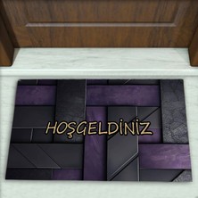 Colorix Carpet Parke Desenli Dekoratif Kapı Önü Paspası No: 2509