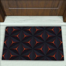 Colorix Carpet Geometrik Desenli Dekoratif Kapı Önü Paspası No: 1899