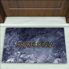 Colorix Carpet Modern Desenli Dekoratif Kapı Önü Paspası No: 1970