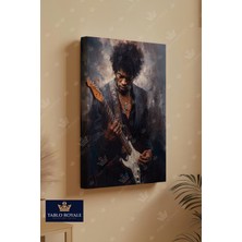 Tablo Royale Gitar Çalan Adam Dekor Kanvas Tablo - Salon Tablo - Ofis Tablo