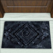 Colorix Carpet Geometrik Desenli Dekoratif Kapı Önü Paspası No: 2366