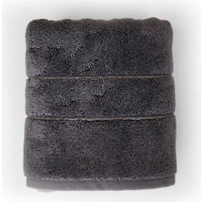 Alesta Home Pamuklu El Yüz Havlusu 50x90 cm HVL042 - Koyu Gri