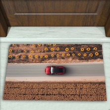 Colorix Carpet Yol Desenli Dekoratif Kapı Önü Paspası No: 2140