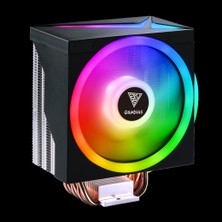 Daniska Gamdıas Boreas M1-610 LED Lights 120MM Cpu Kule Tipi Hava Soğutma Doğrudan Temas Teknolojisine Sahip 6 Adet Gelişmiş Bakır Isı Borusu (Amd Am4-Am5 ve Intel Tüm Işlemciler ile UYUMLU)(1923)