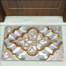 Colorix Carpet Geometrik Desenli Dekoratif Kapı Önü Paspası No: 2577