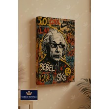 Tablo Royale Bir Deha Einstein Kanvas Tablo - Salon Tablo - Ofis Tablo