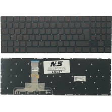 Notespare Lenovo Uyumlu Legion Y530-15ICH 81FV00NSTX, Y530-15ICH 81FV00P4TX Klavye Tr Siyah