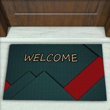 Colorix Carpet Geometrik Desenli Dekoratif Kapı Önü Paspası No: 2802