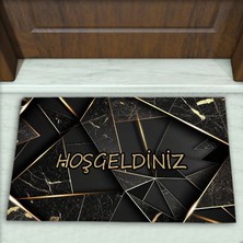 Colorix Carpet Geometrik Desenli Dekoratif Kapı Önü Paspası No: 2275