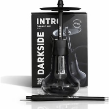 Puffstore Darkside Modern Siyah Nargile Takımı – Premium Cam Gövde, Şık Tasarım