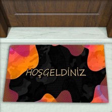 Colorix Carpet Geometrik Desenli Dekoratif Kapı Önü Paspası No: 2345