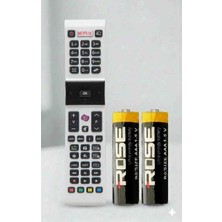 Sanyo LCD LED Kumanda Profil Jvc Vestel Sanyo Netflix Tuşlu + Pil Hediyeli