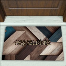Colorix Carpet Parke Desenli Dekoratif Kapı Önü Paspası No: 1942