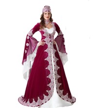 Ceyyiz Kadife Özel Dikim 5 Parça Bindallı Kına Elbisesi Berfin