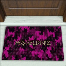 Colorix Carpet Geometrik Desenli Dekoratif Kapı Önü Paspası No: 1996
