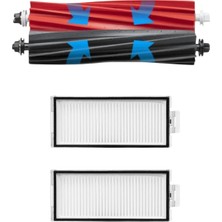 Ropalde Roborock Q8 Max, Q8 Max Plus Robot Süpürge Uyumlu Ana Fırça, Hepa Filtre-4'lü Yedek Parça Seti