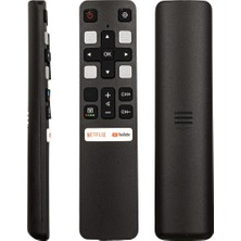 Weko Tcl Rc 802V - Fnr1 - HTC120 - RC25324 Netflix - Youtube Tuşlu Ses Komutsuz LCD LED Tv Kumanda