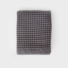 Alesta Home Pamuklu Waffle El Yüz Havlusu 50x90 cm HVL050 - Koyu Gri