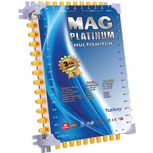 Mag Platinum Mp 10/48 Multiswitch - 10 Giriş 48 Çıkışlı Merkezi Uydu Santrali Hybrid 4K ve 3D Destekli