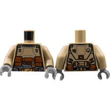 LEGO Minifigür Parçaları: Torso, Vucut, Gövde: 973PB4681C01